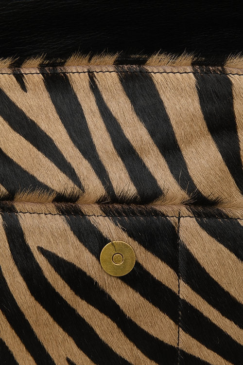 Big Sacai Zebra Vachetta