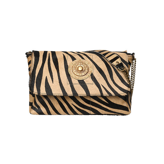 Big Sacai Zebra Vachetta