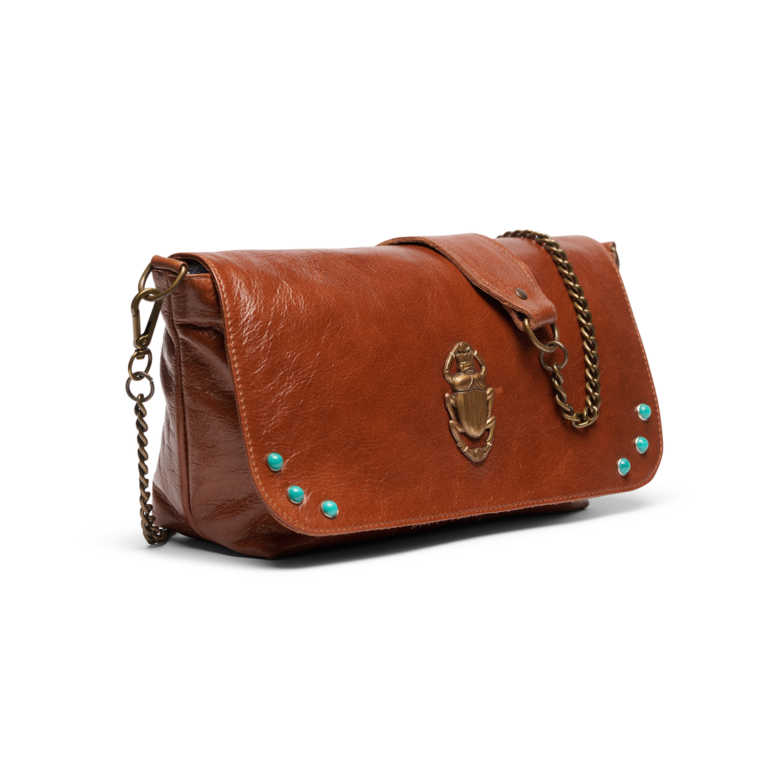 Mai Tai - Hazelnut & Turquoise Studs