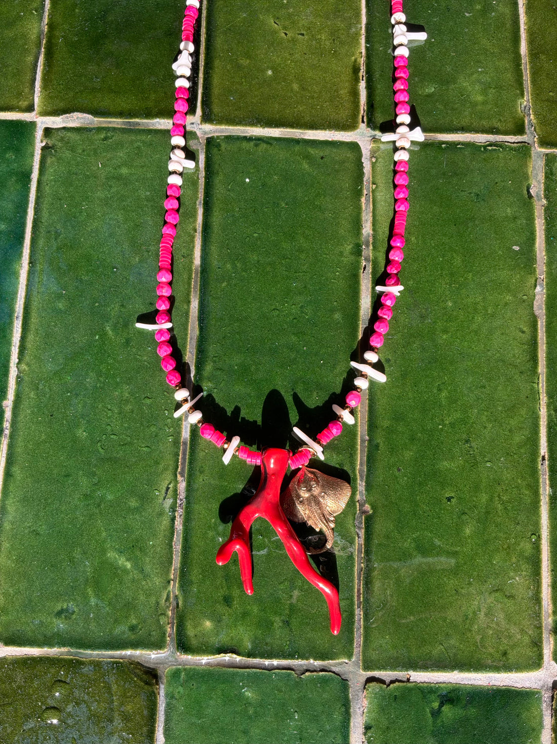 Collier en perles naturelles