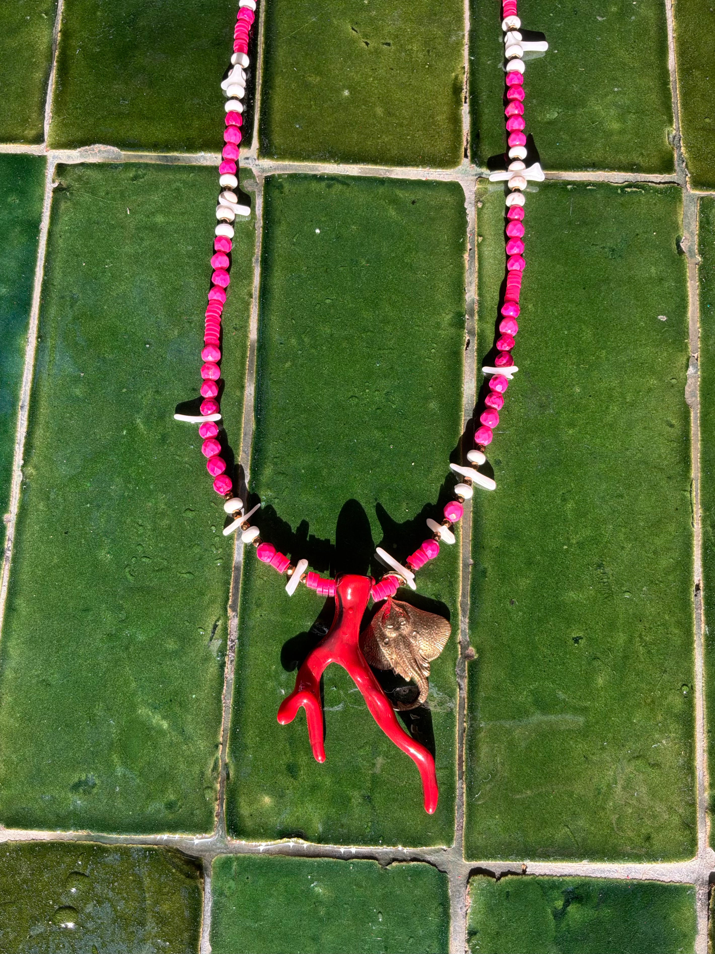 Collier en perles naturelles