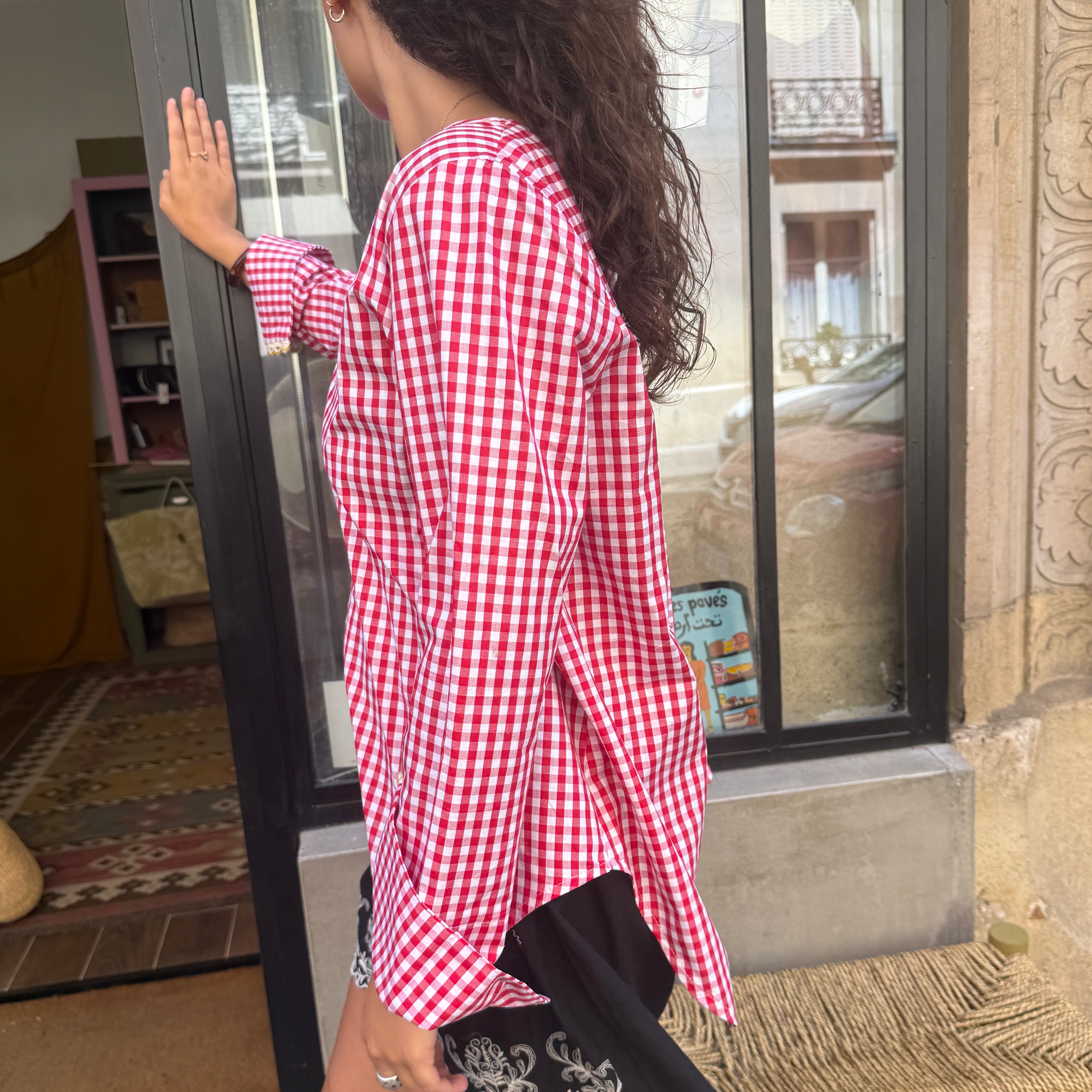 Tunique - Vichy Cerise